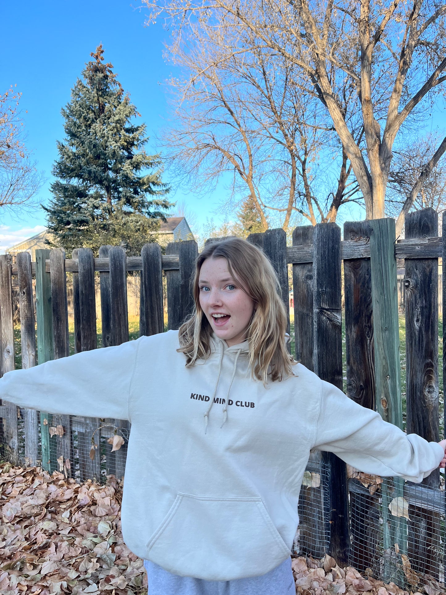 Live for It Standard Hoodie- Sand