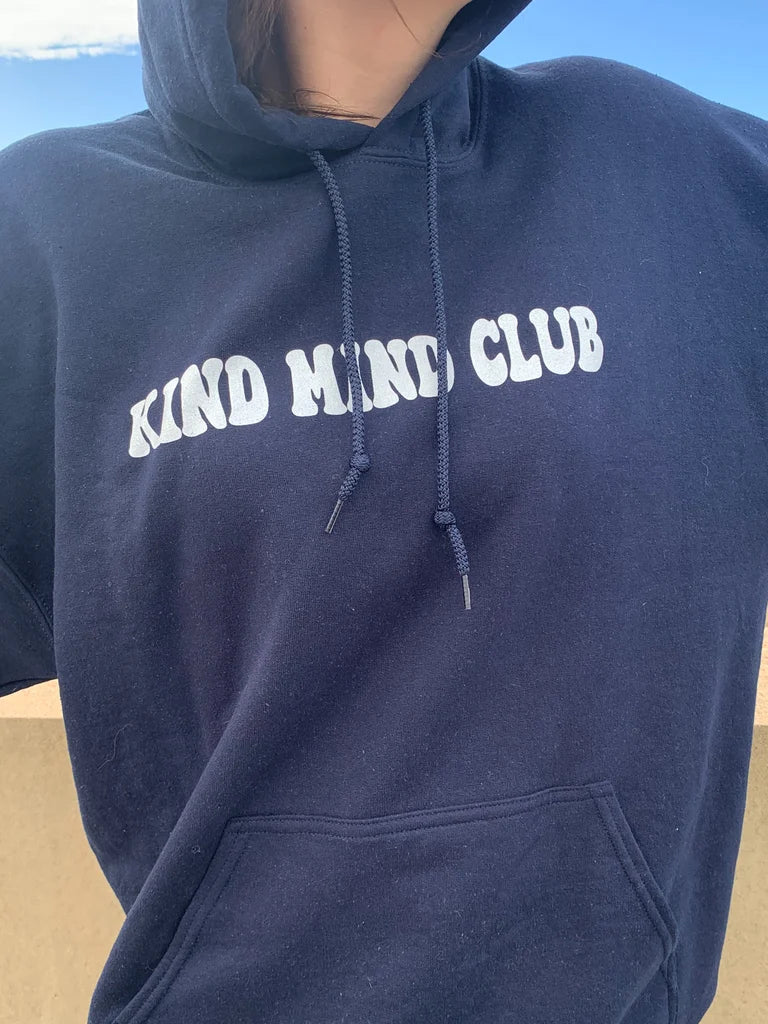 Kind Mind Standard Hoodie- Navy