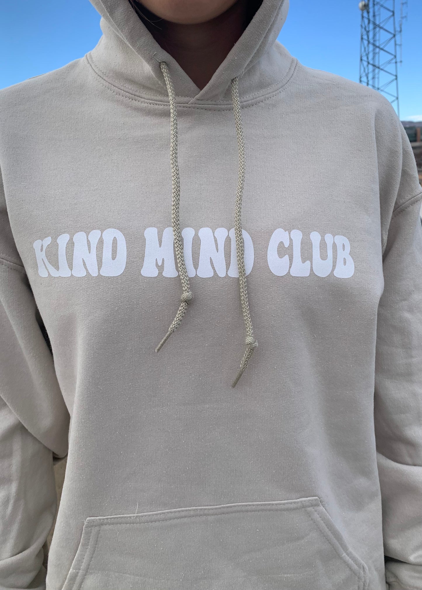Kind Mind Standard Hoodie- Sand