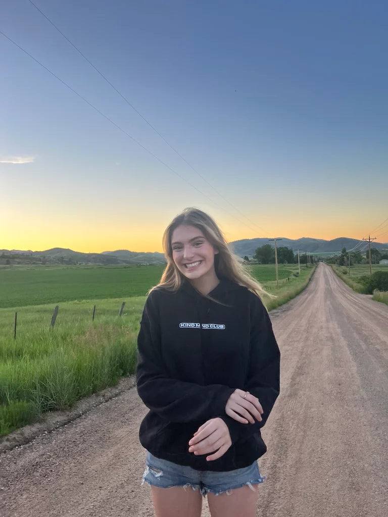 Enjoy the Now Standard Hoodie- Black