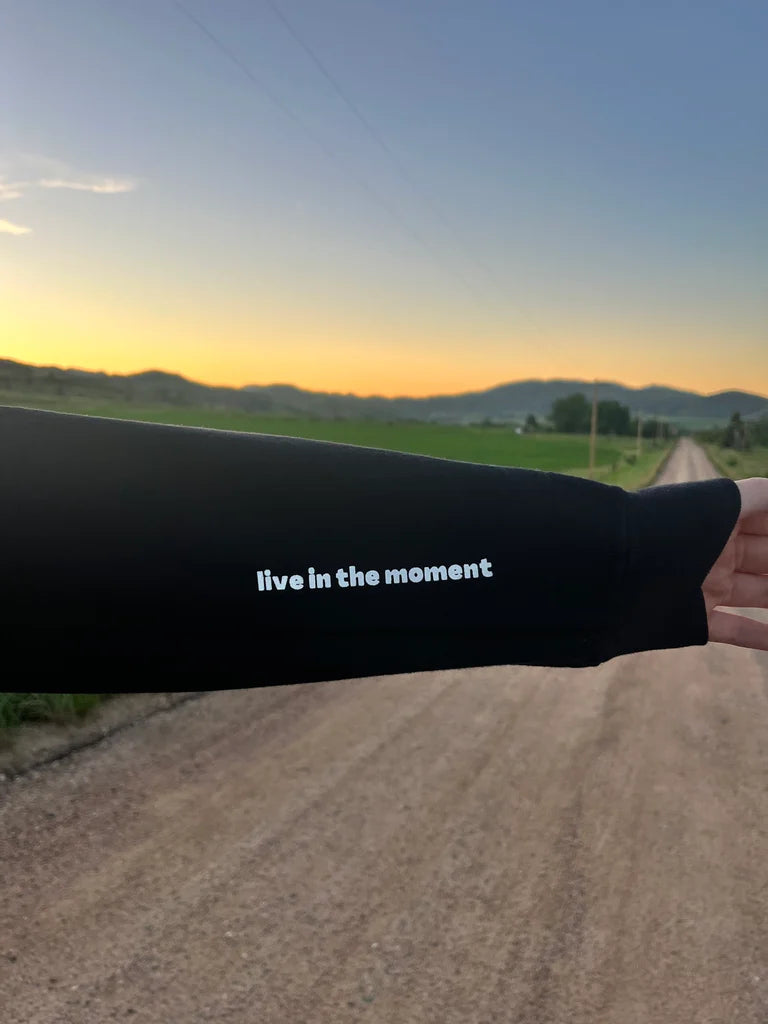 Enjoy the Now Standard Hoodie- Black