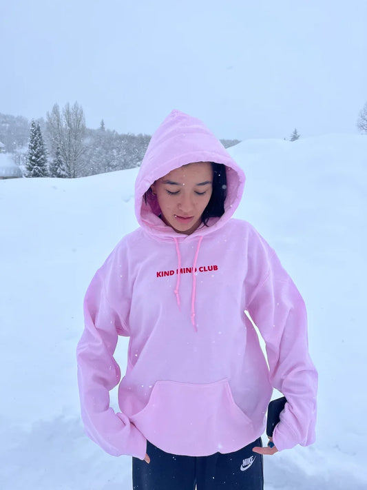 Live for It Standard Hoodie- Light Pink
