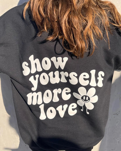 More Love Standard Crewneck- Black